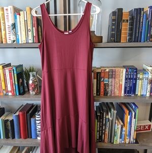 Maroon GAP Midi-dress